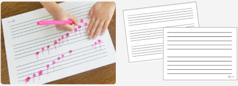 子どもサイズの五線紙